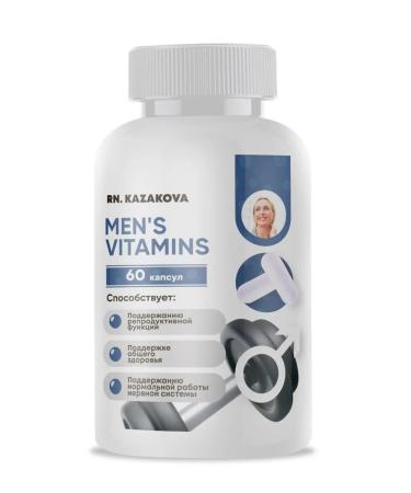 RN KAZAKOVA Complex Vitamins for men in capsules 60 pieces - Buy Online on GoSupps.com
