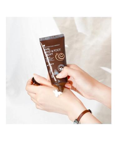 MIZON Snail Nutrient Cream for Hands and Feet with Snail mucin 200ml - Buy Online on GoSupps.com