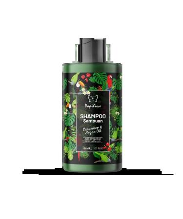 Papillon Hair shampoo 400 ml argan and cucumber - Buy Online on GoSupps.com