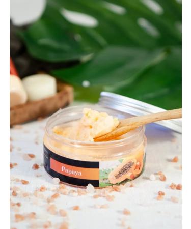 Salt papaya scrub 150 ml of aroma fusion