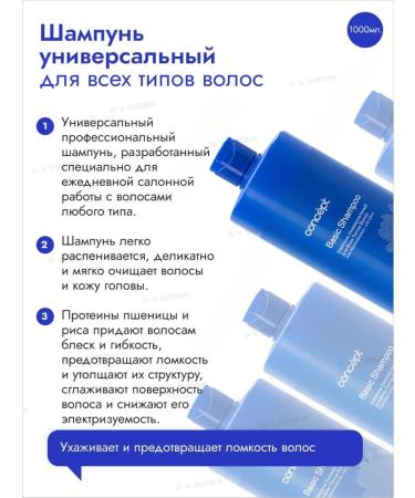 concept Shampoo and air conditioning universal - Buy Online on GoSupps.com