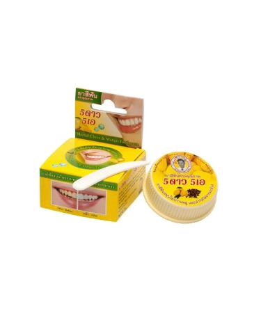 5 Star Cosmetic Herbal whitening toothpaste with mango extract