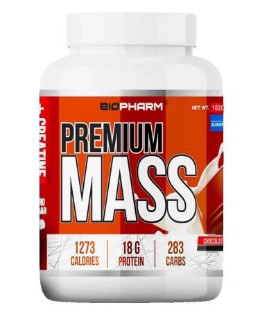 BioPharm Premium Mass Gainer Chocolate Heiner 1020 gr