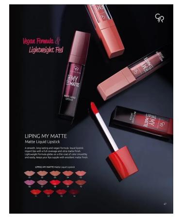 golden rose Lipstick liquid for the lip GR My Matte Matte tone 30 - Buy Online on GoSupps.com