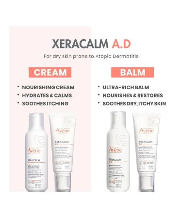 AVENE Xeraacalm ad the dry and atopic skin cream 400 ml - Buy Online on GoSupps.com