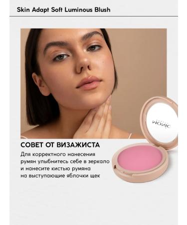 Monica Beauty Blush compact skin adapt tone 01 Mauve Pink - Buy Online on GoSupps.com