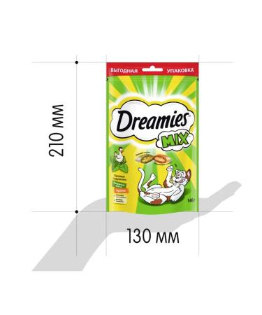 DREAMIES Cotton for cats with chicken and mint 140 g - Buy Online on GoSupps.com