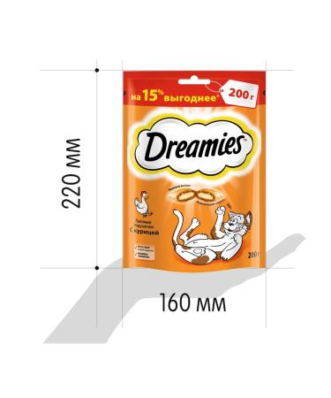 DREAMIES Cotton for cats with chicken 200 g - Buy Online on GoSupps.com