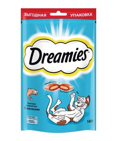 DREAMIES Cotton for cats with salmon 140 g - Buy Online on GoSupps.com