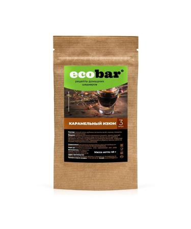 ECOBAR Tincture for moonshine eco -bar caramel raisins 1 pcs - Buy Online on GoSupps.com