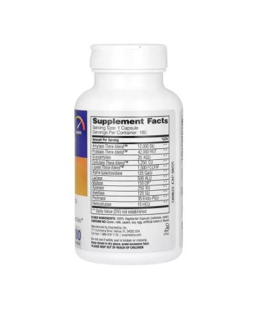 enzymedica Digestive enzymes digest 180 capsules - Buy Online on GoSupps.com