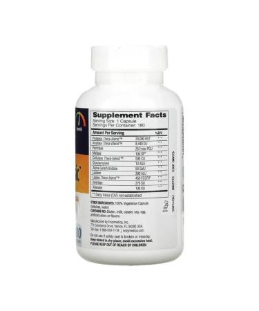 enzymedica Digestive enzymes Digest Basic 180 capsules - Buy Online on GoSupps.com