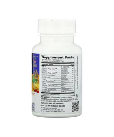 enzymedica Digestive enzymes digest spectrum 90 capsules - Buy Online on GoSupps.com