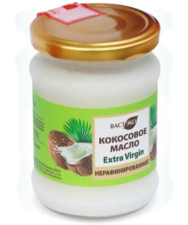 Vasteko Unrefined coconut oil Extra Virgin 230 ml - Buy Online on GoSupps.com