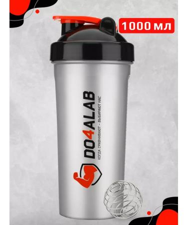 Shaker 1000 ml sports bottle for protein and cocktails