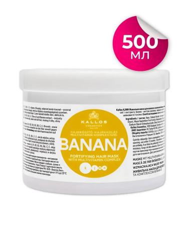CosmetimaskLabs Banana Mask for strengthening hair 500ml
