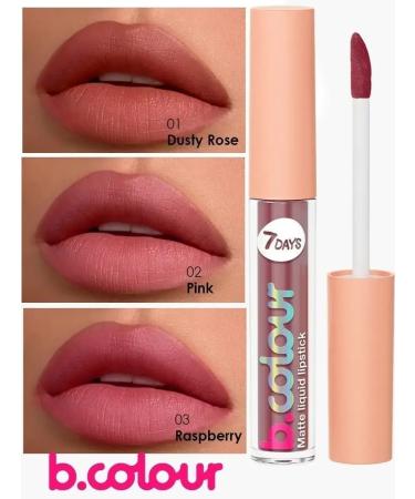 LipstickZone Lipstick matte Persistent liquid nude 03 Raspbery - Buy Online on GoSupps.com