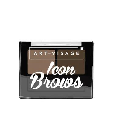 ArtVisage Double monochrome shades for eyebrows 101