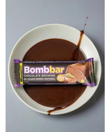 BombBar Protein bars in chocolate without sugar bombard 12pcs