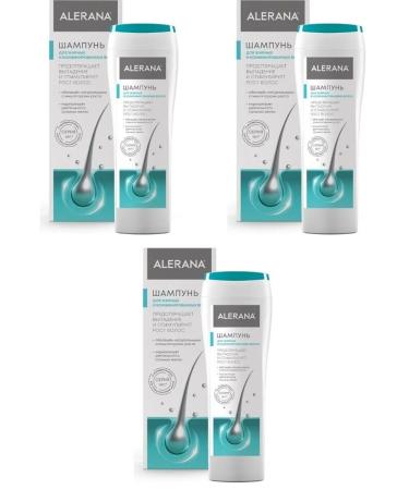 Alerana aleran shampoo for fat combs hair 250ml 3 pcs