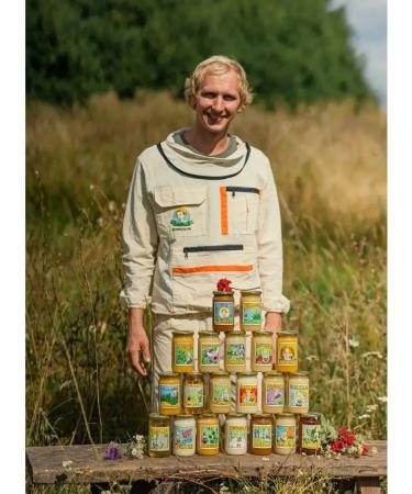 Lugovoi -natural honey 1 kg without sugar 23 24 - Buy Online on GoSupps.com