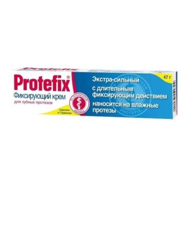 Home medicine cabinet Protefix Cream for fix. denture. Exercise Exercise 47g - Buy Online on GoSupps.com