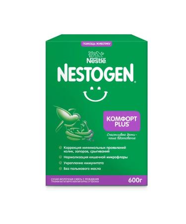 Nestle Nestogen Milk mix Comfort PLUS 600g with 0 Messyans - Buy Online on GoSupps.com