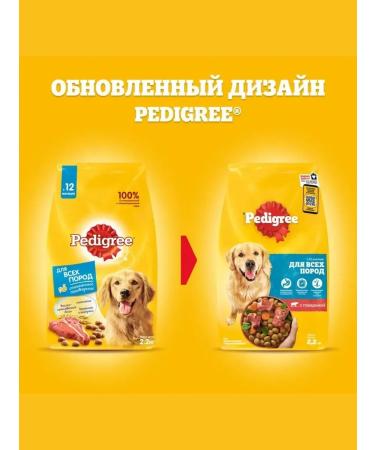 PEDIGREE Dry food for dogs of all breeds beef 2.2 kg - Buy Online on GoSupps.com
