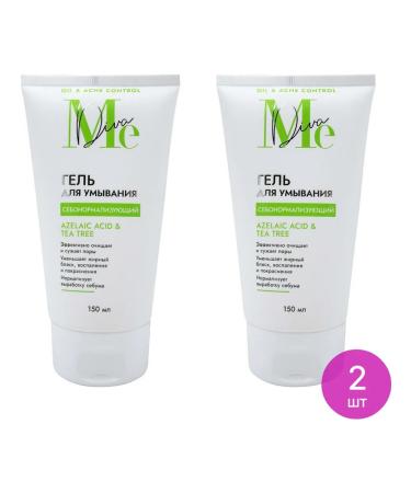 Mediva Gel to wash the face of Oil & Acne Control 150ml 2 pcs