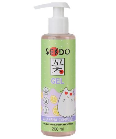 Sendo Cleaning foaming gel for washing with AHA+BHA acids - Buy Online on GoSupps.com
