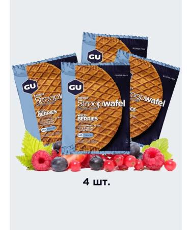 GU Energy Labs Gu Stroopwafel Energy Waffles Forest Berries