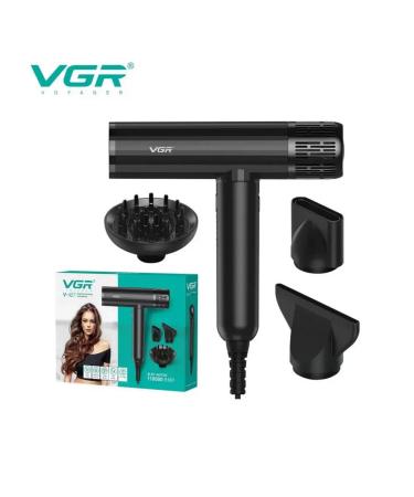 VGR Hair dryer with attachments