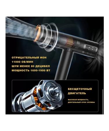 VGR Hair dryer with attachments - Buy Online on GoSupps.com