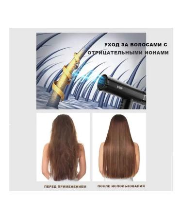 VGR Hair dryer with attachments - Buy Online on GoSupps.com