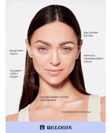 RELOUIS Highlighter for face liquid Wonder Shine shining tone 01 - Buy Online on GoSupps.com