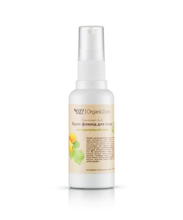 OrganicZone Face fluid cream for normal skin 50 ml