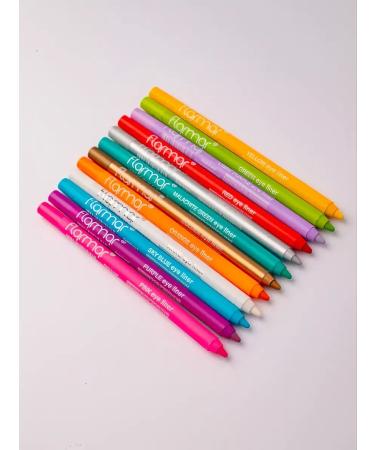 HaidyePlus Colored pencils for eye eyeliner 12 pcs