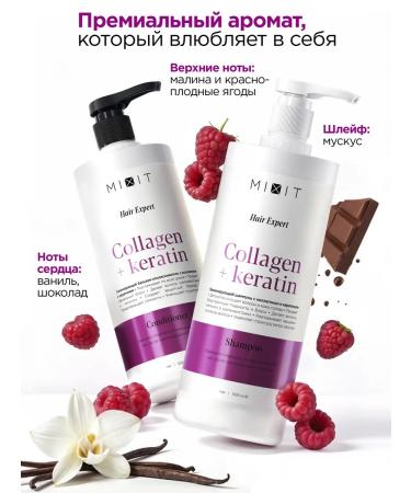 MIXIT Hair shampoo and balm with keratin Hair Expert - Buy Online on GoSupps.com
