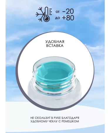 WatebottleLabs Water bottle "My Bottle" with a black bag 500 ml - Buy Online on GoSupps.com