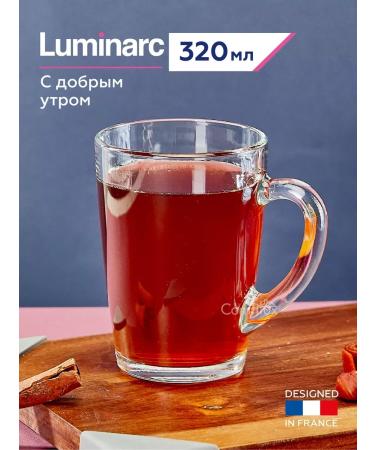 MugPro Tea and coffee mug glass 320 ml