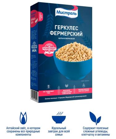 MISTRAL Oat flakes 4pcs+millet 4pcs+farmer Hercules 4pcs*400g - Buy Online on GoSupps.com