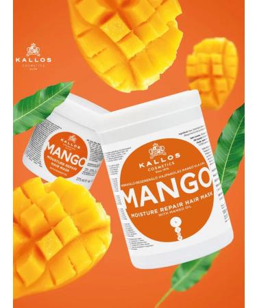 MousseEdge Moisturizing mask with mangoes for dry damaged Voloc 1l - Buy Online on GoSupps.com