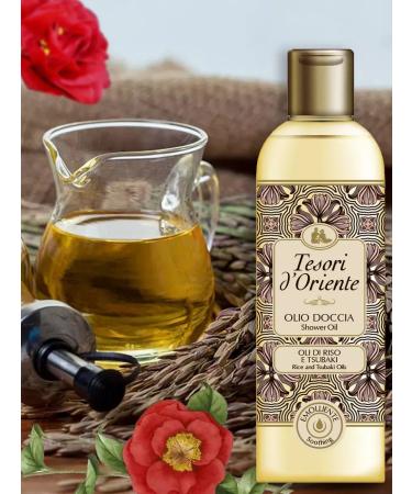 Shower oil with rice and camellia extract 250 ml - Buy Online on GoSupps.com