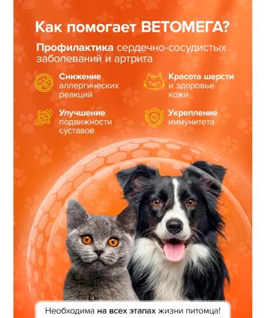 Pet's health Omega-3 salmon oil with vitamin A for dogs and cats - Buy Online on GoSupps.com
