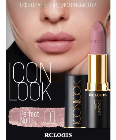 RELOUIS Lipstick matte icon look tone 01