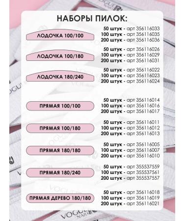 Vogue nails Nail file 100 100 pieces - Buy Online on GoSupps.com