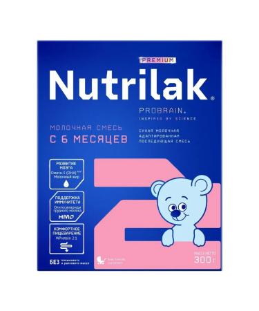 Nutrilak Premium 2 mixture of dry dairy adapter 300g 3 pcs - Buy Online on GoSupps.com