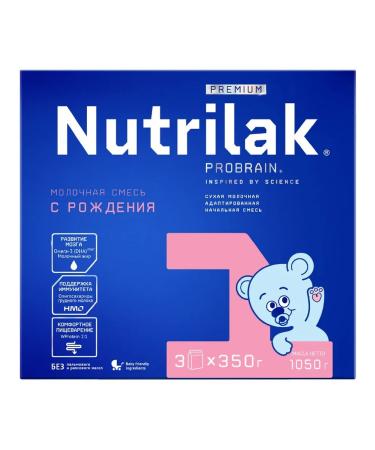 Nutrilak Premium 1 mixture dry Datter 1050g 2 pcs - Buy Online on GoSupps.com