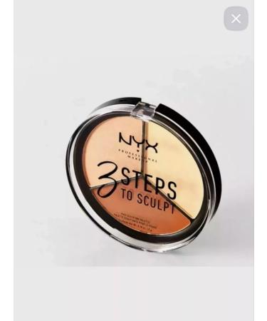 Makeup and care Triple palette for NYX contouring - Buy Online on GoSupps.com