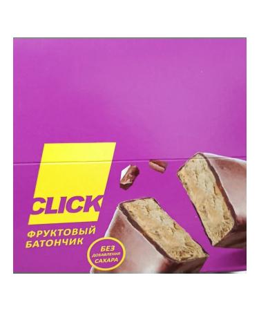 KDV Batonchik Click Banana and protein in milk chocolate 5 pcs - Buy Online on GoSupps.com